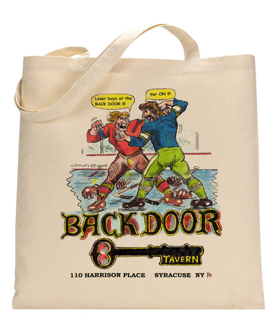Backdoor Tavern Canvas Tote Bag