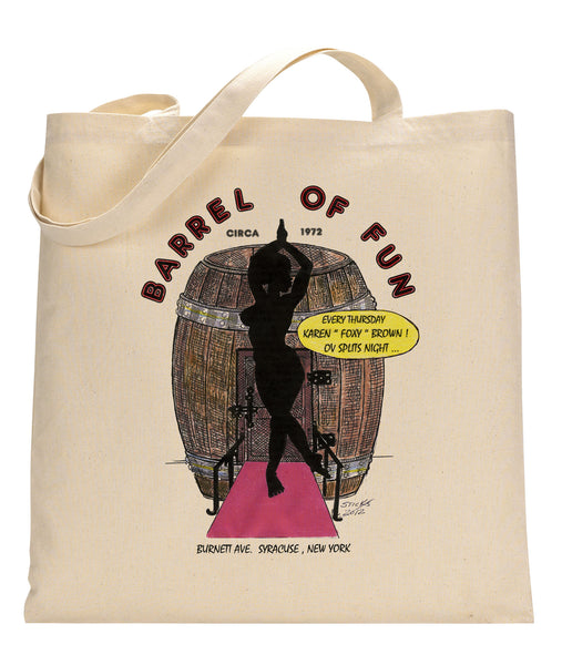 Barrel of Fun Canvas Tote Bag