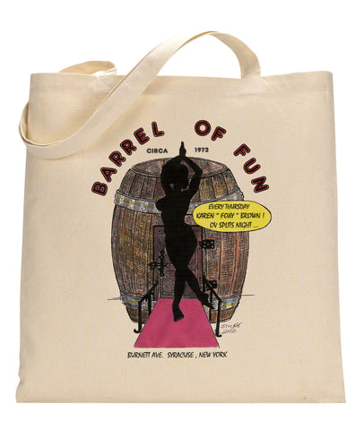 Barrel of Fun Canvas Tote Bag