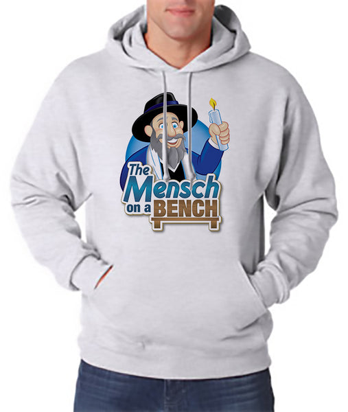 Mensch on a Bench Hooded Sweatshirt