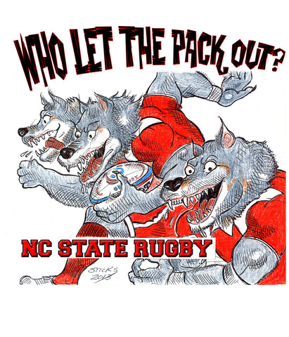 Who Let The Pack Out? T-Shirt