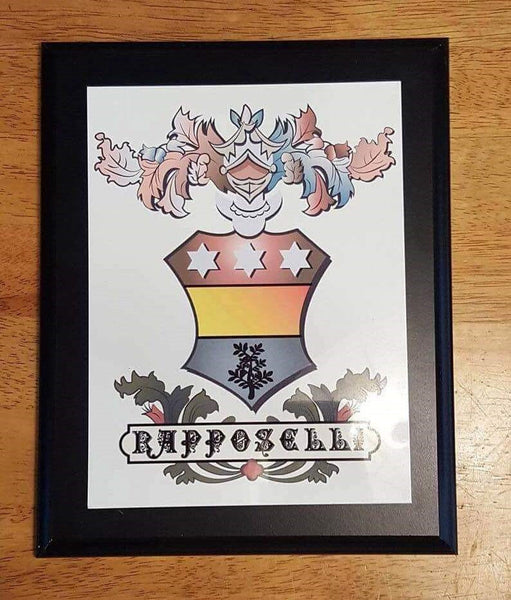 Rapposelli Family Plaque